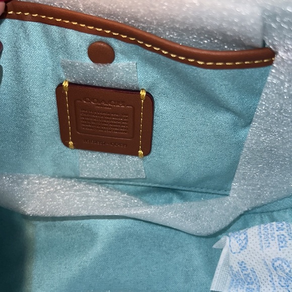 Coach soft pebble Luna hobo faded blue NEW - Picture 7 of 7